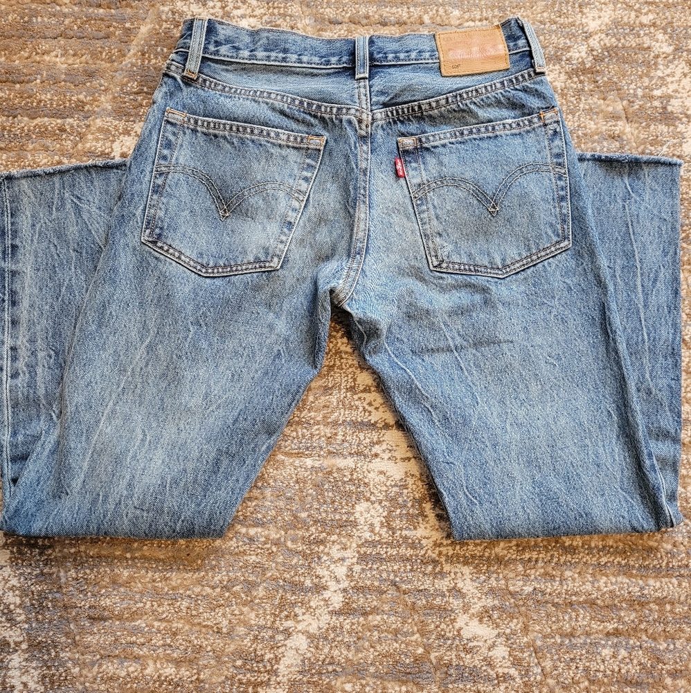 Levi's 501 White Oak Cone Denim